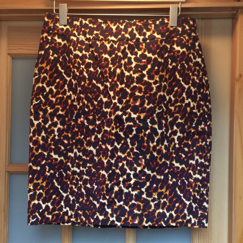 🐆 Leopard Pencil Skirt